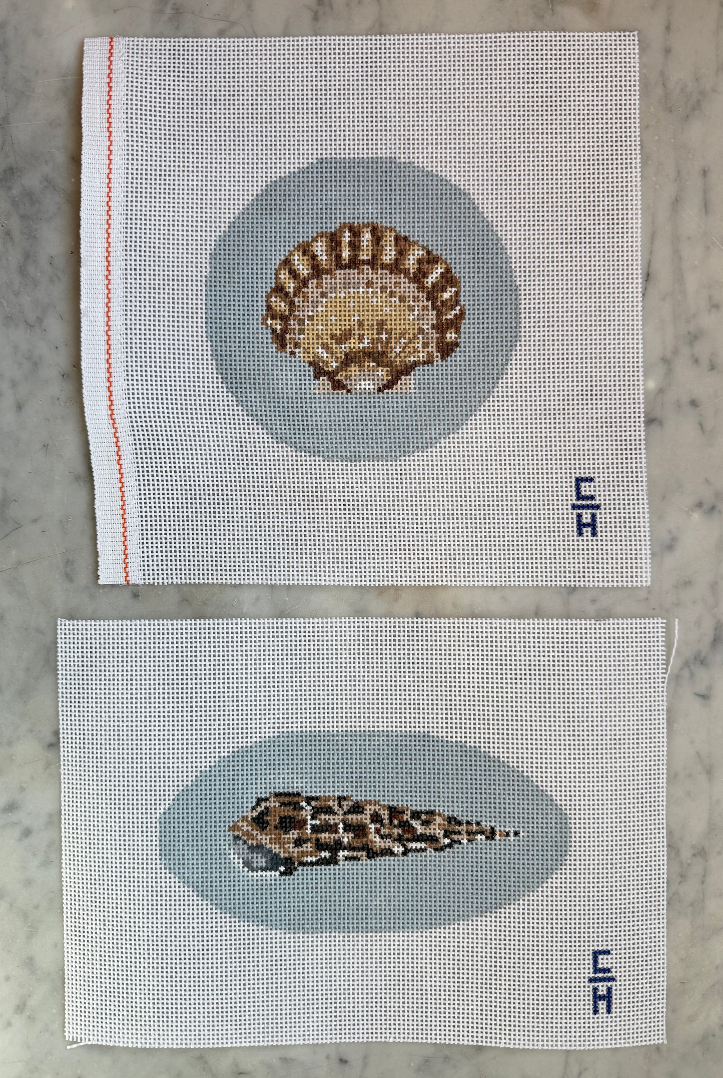 Seashell 2 Needlepoint Canvas